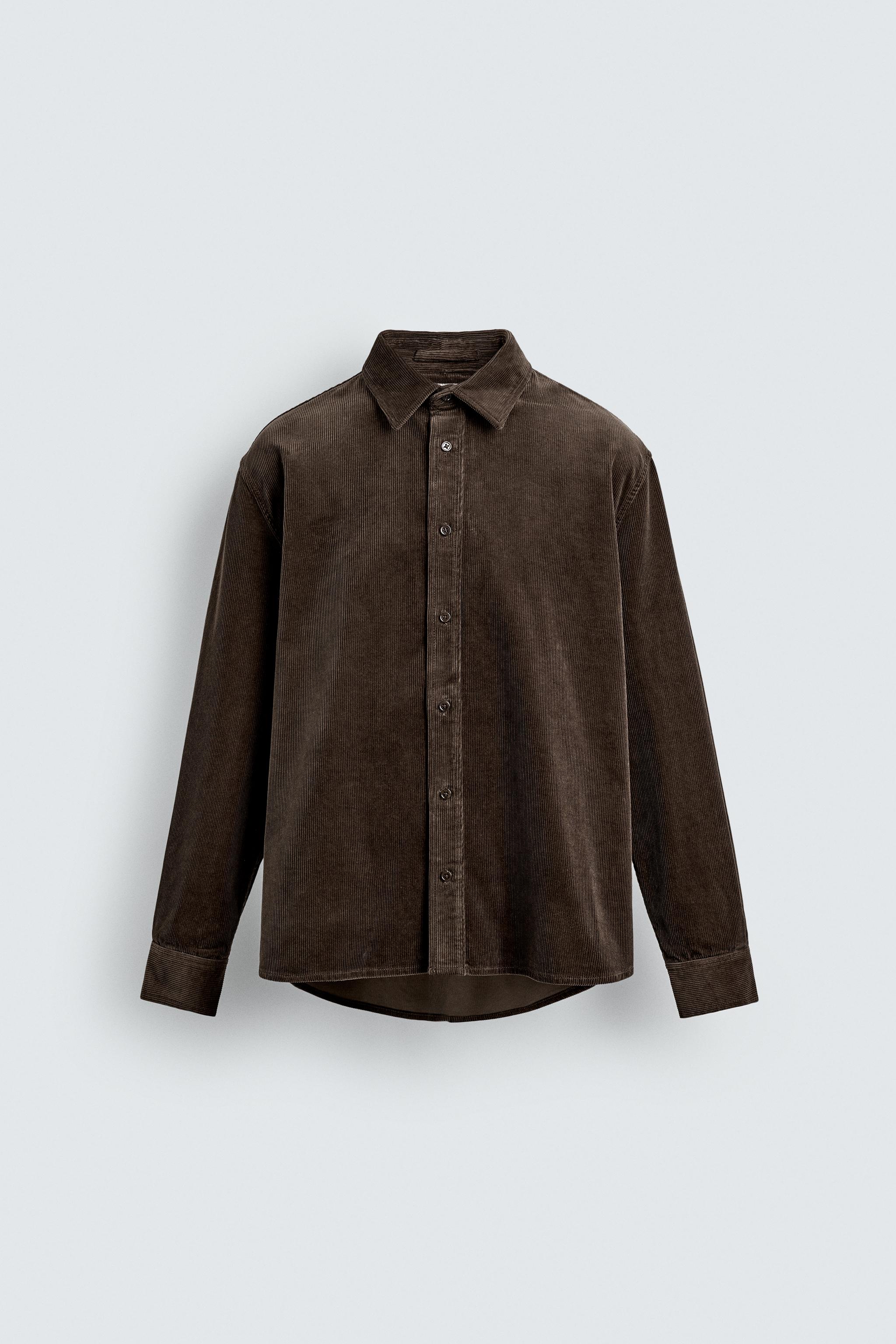 RELAXED FIT CORDUROY SHIRT